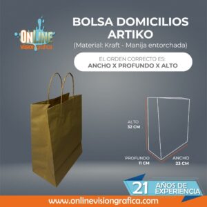 BOLSA DOMICILIOS ARTIKO