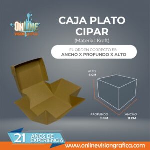 CAJA PLATO CIPAR
