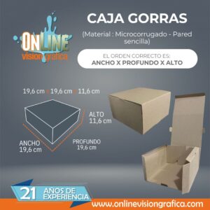 CAJA GORRAS