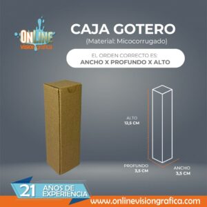 CAJA GOTERO