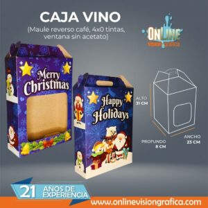 CAJA VINO MORADO