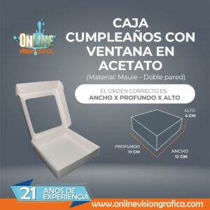 CAJA CUMPLEAÑOS