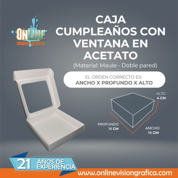 CAJA CUMPLEAÑOS