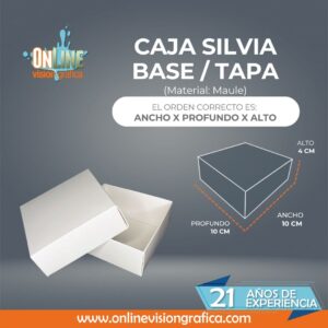CAJA SILVIA BASE/ TAPA